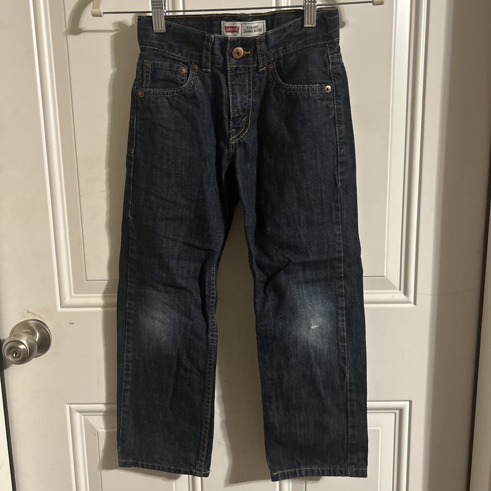 Levi’s Straight Jambe Droite Boys Size 7 Regular, Adjustable Waist